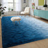 DweIke Luxury 4' x 6' Modern Indoor Area Rugs: Navy Blue High Pile Fluffy Carpet for Girls Kids Bedroom, Non-Slip