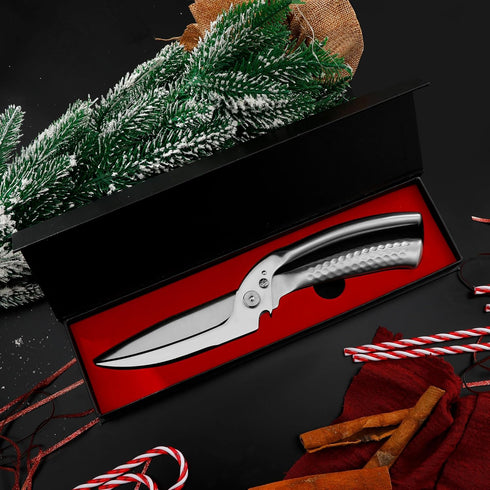 WILDMOK Heavy Duty Poultry Kitchen Shears Multi-function Stainless Steel Poultry Shears, Ultra Sharp All Purpose