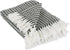 DII Arrowhead Woven Throw - 50x60 with 3" Fringe, Black, 1 Piece