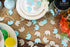 Baby Shower Blue Elephant Confetti Decorations, 100 Pcs for Baby Shower Button Birthday Theme Party