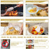 Umite Chef Silicone Kitchen Utensil Set, 34PCS Heat Resistant Gadgets with Grater, Wood Handles