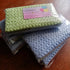 LarisaKnits Set 3 Cotton Pastel Dish Rags Crochet Reusable Washcloth Knitted Volume Kitchen Dish Cloth Absorbente