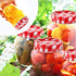 48pcs/24Set Split-Type Regular Mouth Canning Lids Bands for Mason Jar Canning Lids (Red and White)