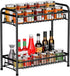 Spice Rack for Countertop, 2-Tier Standing Sturdy Metal Seasoning Organizer Holder, Space