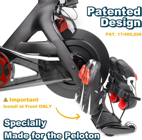 2 CyclingDeal Shoe Rack Hanger Compatible with Peloton Bike & Bike+ ONLY Shoe Holder - Holds Pairs of Cycling Shoes
