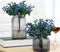 Mistari 10 Pack Artificial Flowers California Faux Blueberries - Artificial Stems for Decorating Blueberry Picks, Fruit