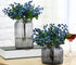 Mistari 10 Pack Artificial Flowers California Faux Blueberries - Artificial Stems for Decorating Blueberry Picks, Fruit