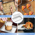 Baking Sheet with Rack, Zacfton Stainless Steel Cookie Sheet with Cooling Rack, Eighth Sheet Pan 9” x 7” x 1”