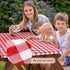 72x30 Inches 3 Set Picnic Table Cover with Bench Covers and Bag, Camping Essentials Camping Table Cover with Elastic