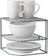 Kitchen Details Corner Shelf Organizer | Cabinet & Countertop Storage | Plates