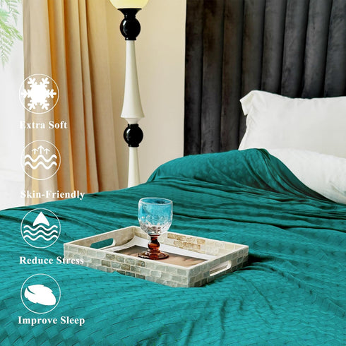 Blanket,Summer Q-Max>0.5 AmyHomie Cooling Blankets with Double Sided Cold Effect, Arc-Chill Cool Fiber, Breathable