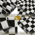 Seavish Checkered Rug, 2x3 Ft - Moroccan Black and White Outdoor Washable Cotton Woven Area Rug for Entryway