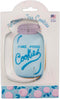 Mason Jar Cookie Cutter 4.5" with Recipe Card, Made in the USA by Ann Clark