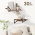12 Inch Set 2, 16W 12D Fun Memories Floating Shelves for Wall, Deep Floating Shelves of x Large Wall Shelf with Sturdy