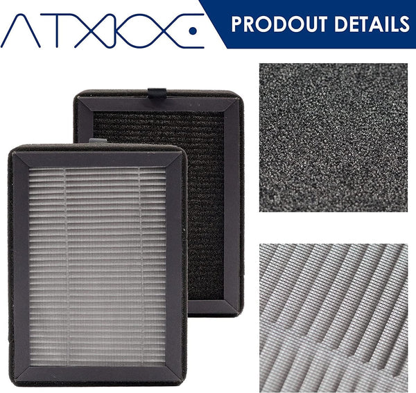 (4 Packs) Replacement for Levoit Purifier, Fits LV-H128, 3-Stage Filtration System Activated Carbon Filter