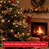 16Ft 100LEDs 8 Christmas Lights Battery-Powered,Mimi Globe Lights Modes,Indoor Outdoor Cluster String Lights