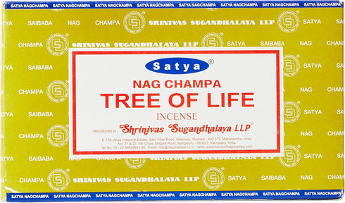 Satya Incense Sticks - Black, Tree of Life