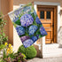 Welcome Spring Floral House Flag, Double Sided Hydrangea Decorative Garden Yard Outdoor Large Decor 28 x 40