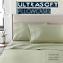 HC Collection Pillow Cases Standard/Queen Size Set of 2 - Microfiber, Extra Soft, Sage