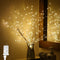 Lighted Birch Branches Pack of 3, 34IN 180 LED White Lighted Twig for Decoration, Timer Included