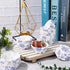 600Pcs Blue Floral Cupcake Liners, Disposable Decorative Muffin Brownie Cups for Baking Party Supplies