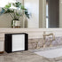 Oasis Creations Paper Towel Dispenser, Wall Mounted or Countertop Holder, Holds 250 Paper Towels, Black