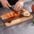 CONSDAN Small Wood Cutting Board for Kitchen, Hardwood Chopping Board for Meat, Vegetables, 10 x 7