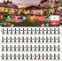 26FT ST38 12+1 Bulbs, Dimmable LAMPHOME Outdoor String Lights, LED Edison Patio Lights with Multicolor Connectable