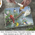 CounterArt Beautiful Songbirds Decorative 3mm Tempered Glass Cutting Board, 10” x 8”, Dishwasher Safe, USA Made