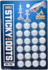 Ner Mitzvah Candle Sticky Dots - 48 Candle Wax Dots, Candle Accessories
