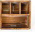 yarlung Wooden Utensil Caddy - Flatware Holder with 5 Compartments, Kitchen Silverware Organizer for Party, Dining