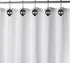 Set of 12 Decorative Sugar Skull Shower Curtain Hooks - Stainless Steel Rustproof Skeletons Bathroom Rings (Black)