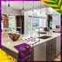 6 FuWeave Pcs Mardi Gras Kitchen Towels Carnival Mask Farmhouse Hand Dish Towels De Lis Iris Drying Tea Cloth