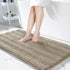 Yimobra Bathroom Rug Mat, Extra Thick Super Absorbent Bath Rugs, Non-Slip Quick Dry Soft Shower Carpet (Camel, 44" x