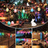 26FT ST38 12+1 Bulbs, Dimmable LAMPHOME Outdoor String Lights, LED Edison Patio Lights with Multicolor Connectable