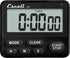 Escali Extra Loud Display Digital Kitchen Timer with Clock Mode, Magnetic Back, Recall Timer