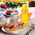 48 8 oz Thenshop Pcs Plastic Bear Honey Bottle Jars Empty Honey Squeeze Bottle with Yellow Flip-top Lid for Storing