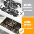 Famhap Spice Drawer Organizer, 36PCS Expandable Seasoning Rack Tray Insert for Kitchen Drawers