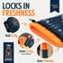 Think4Earth Bread Bag - Reusable Freezer Bag for Homemade Bread Maker Gift Giving - Container for Sourdough Loafs