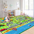 JinKune Large Kids Carpet Play Mat Rug for Playroom, 48'' x 71' Car