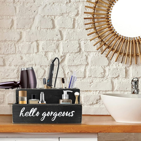 Unistyle Hair Blow Dryer/Curling Iron Holder, Countertop Organizer for Hair Tools & Styling Supplies, Makeup,