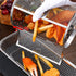 360 Degree Heating Air Fryer Oven Basket, Stainless Steel Rotisserie Cages for Baking Nuts, Coffee Beans, BBQ Roaster