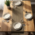 12x55 Inches, (1x4.7 Eco Crave Natural Jute Table Runner Handwoven Brown Boho Burlap Coffee Table Runner, Rustic