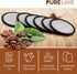 Pure Line Replacement for Mr. Coffee Water Filter Charcoal Disks, Universal Fit, 12 Pack