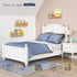 Set 3, 24 Inch Harwaya Natural Wood Wall Bookshelf for Kids Bedroom of Wooden Floating Nursery Book Shelves for Baby