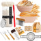 Sourdough Starter Kit, 24PCS Sourdough Bread Baking Supplies, 9"Round & 11"Oval Banneton