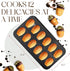 Bellemain Madeleine Pan - 12-Well Nonstick Tea Cake Pan for 12 Madeleines, Warp-Resistant Carbon Steel (2-Pack)