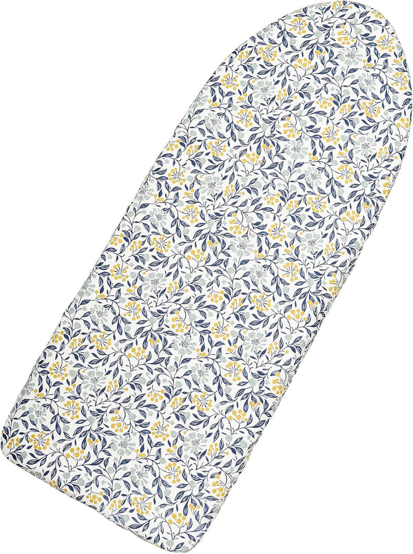 Table Top Ironing Board Cover, 12 x 32 inch, 3 Layers Small Cover with Heat Reflective Padding (Flora)