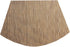 SHACOS Round Table Placemats Set of 4 - Wedge Shape Woven Vinyl Place Mats, Heat Resistant, Tan