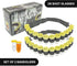 Fairly Odd Novelties Shot Glass Ammo Belt with 28 Bullet-Shaped Shot Glasses, Adjustable Nylon for Parties